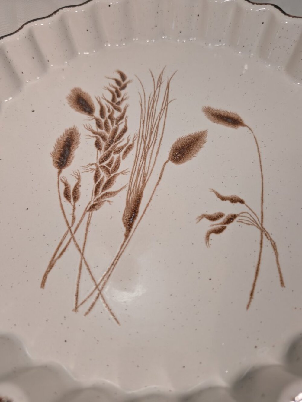 Midwinter Stonehenge Wild Oats Flan Quiche Dish DISHWASHER MICROWAVE SAFE - Picture 5 of 10